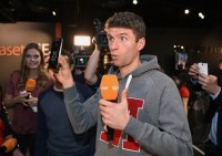 Offizielle Uebergabe der Gigaset ME Smartphones an den FC Bayern Muenchen