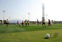 Fussball 1. Bundesliga 11/12: FC Bayern Muenchen  Training in Doha