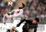 Fussball 1. Bundesliga: Muenchen - Stuttgart, Zweikampf
