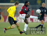Fussball UCL: Dortmund - Mailand, Zweikampf