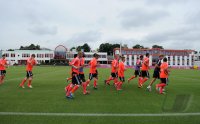 Fussball 1. Bundesliga 12/13: Training beim FC Bayern Muenchen
