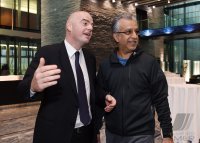 FIFA Praesident Gianni Infantino (Schweiz) erster Tag im Home of Fifa