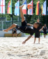 Training Beachsoccer Nationalteam von Tahiti