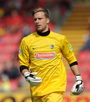 FUSSBALL, DFB Pokal 1. Hauptrunde:  Torwart Oliver Baumann (SC Freiburg)
