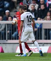 Fussball 1. Bundesliga Saison 15/16: FC Bayern Muenchen -  Eintracht Frankfurt