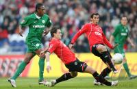 Fussball 1. Bundesliga: Hannover - Wolfsburg