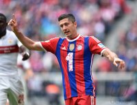 Fussball 1. Bundesliga Saison 14/15: Robert Lewandowski (FC Bayern Muenchen)