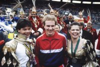 Fussball Duesseldorf-Bayern: Rummenigge mit Prinzenpaar