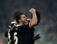 Fussball DFB Pokal Achtelfinale 13/14 : JUBEL 1. FC Kaiserslautern