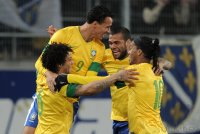 Fussball International  Testspiel:  JUBEL Brasilien