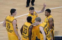 Basketball 1. Bundesliga 13/14:  Walter Tigers Tuebingen - Mitteldeutscher BC
