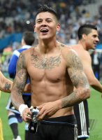 FUSSBALL WM 2014, HALBFINALE: Niederlande - Argentinien