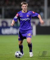 FUSSBALL CHAMPIONS LEAGUE: Florenz, JORGENESEN Einzelaktion