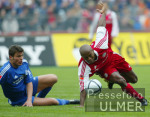 Fussball 1. Bundesliga: Muenchen-Schalke, Spielszene