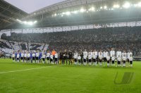 FUSSBALL INTERNATIONAL: Philipp LAHM, Torwart Manuel NEUER, Holger BADSTUBER, Thomas MUELLER , Mario Gomez, Toni KROOS, Sami Khedira, Per MERTESACKER , Jerome BOATENG, Mesut Oezil, Lukas PODOLSKI  (v. li., Deutschland)