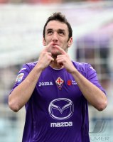 FUSSBALL SERIE A:  Jubel Gonzalo Rodriguez (AC Florenz)