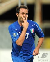 Fussball International EM 2012 - Qualifikation : Giampaolo Pazzini (Italien)
