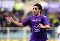 FUSSBALL SERIE A:  Jubel Aquilani Alberto  (AC Florenz)