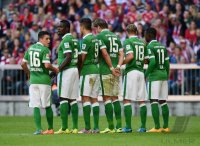 Fussball 1. Bundesliga Saison 14/15: FC Bayern Muenchen - Werder Bremen