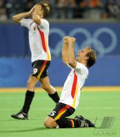 HOCKEY  Olympia 2008  Peking  Finale Deutschland - Spanien
