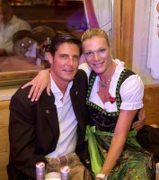 Maria HOEFL-RIESCH mit ihrem Mann Marcus HOEFL