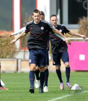 Fussball 1. Bundesliga: Training beim FC Bayern Muenchen