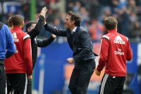 Fussball, 1. Bundesliga  Saison 2014/2015: Hamburger SV - FC Augsburg