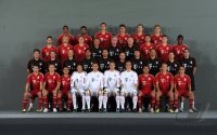 Fussball 1. Bundesliga 2010/2011:  Teamfoto FC Bayern Muenchen