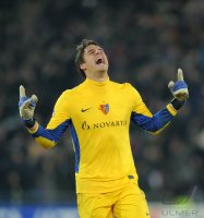 Fussball CHL  Saison 2011/2012:  JUBEL Torwart Yann Sommer (FC Basel)