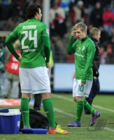 Fussball 1. Bundesliga  Saison 2011/2012:  SC Freiburg - SV Werder Bremen