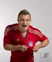 FUSSBALL Fotoshooting Xherdan Shaqiri (FC Bayern Muenchen)