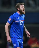 Fussball EM 2016 Quali: Aron Gunnarsson (Island)