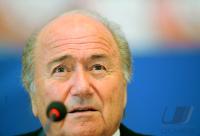 Fussball Frauen FIFA U 20  WM  2008      Pressekonferenz FIFA Praesident Joseph S. Blatter