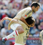 Fussball 1. Bundesliga: Leverkusen - Bayern, Jubel