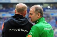 FUSSBALL, 1. BUNDESLIGA, 33. Spieltag: Bremen, Thomas SCHAAF und Goetz DIMANSKI