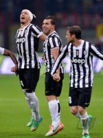 FUSSBALL SERIE A 2013/2014: JUBEL Juventus Turin