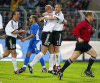 FUSSBALL Lnderspiel  Deutschland - Kuwait/Jubel
