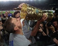 Fussball DFB  Pokalfinale in Berlin 2000/2001: FC Schalke 04 - Union Berlin