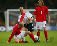 FUSSBALL Lnderspiel Spielszene Wales - Deutschland