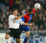 FUSSBALL CHL   FC Basel - FC Valencia    Spielszene