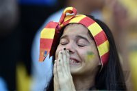 FUSSBALL WM 2014, Achtelfinale: Kolumbien - Uruguay