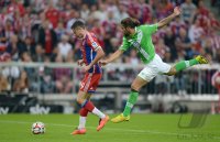 Fussball 1. Bundesliga Saison 14/15: FC Bayern Muenchen - VfL Wolfsburg