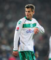 FUSSBALL 1. BUNDESLIGA: Bremen, ROSENBERG Einzelaktion