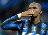 Fussball Champions League  Saison 2010/2011:  Samuel Eto'o , Eto  (Inter)