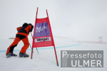 Ski Alpin;  Abfahrt Herren  Wengen Start Max Rauffer (GER) im Hintergrund Eiger, Moench, Jungfrau