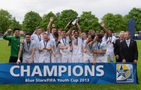 Fusball FIFA 75. Blue Stars 2013 / FIFA Youth Cup Finale: Sieger FC Zuerich