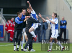 FUSSBALL 1. Bundesliga: Leverkusen - Schalke, JUBEL