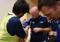 FIFA Praesident Gianni Infantino (Schweiz) erster Tag im Home of Fifa