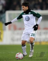 Fussball: 1. Bundesliga Saison 2010/2011: Wolfsburg, DIEGO am Ball