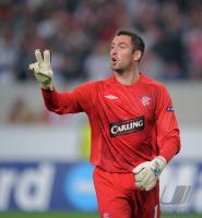 FUSSBALL  International CHL 09/10   Torwart Allan McGregor (Glasgow)